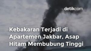 Video: Apartemen di Cengkareng Jakbar Terbakar, Asap Membubung 
