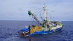 KKP Ringkus Kapal Ikan Ilegal Filipina Berukuran 754 GT di Samudera Pasifik