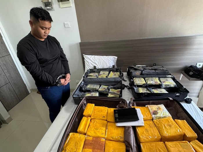 Kurir narkoba asal Malaysia ditangkap di Surabaya (dok.istimewa)