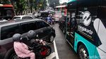 Lalin Lebak Bulus Macet Parah Imbas Proyek Galian di Pasar Jumat