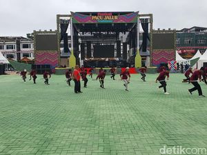 Pacu Jalur Effect! Taman Jalur-Tepian Narosa Mendadak Cantik Jelang Hari H