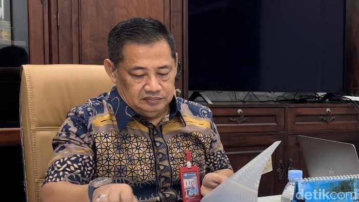Plt Direktur PDAM Makassar Hamzah Ahmad. Dokumen detikSulsel