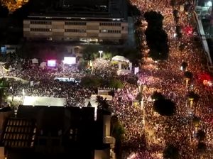 Video: Lautan Manusia saat Warga Israel Demo Minta Perang Gaza Dihentikan