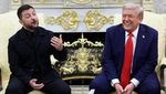 Momen Trump Sambut Zelenskiy di Tengah Upaya Akhiri Perang Ukraina-Rusia