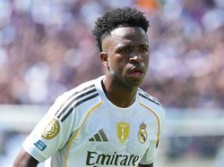 Kontrak Vinicius di Real Madrid tersisa dua musim lagi di Real Madrid. Madrid mau perpanjang kontrak sang winger (Getty Images/Etsuo Hara)