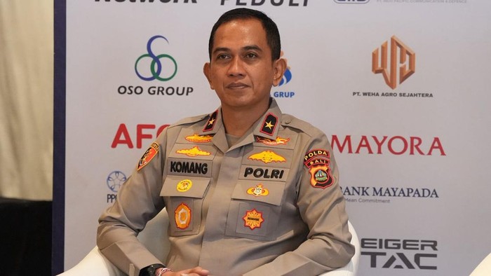 Wakapolda Bali, Brigjen I Komang Sandi Arsana, menghadiri pembukaan FBI NAA Aspac Retrainer Conference 2025 digelar di Hotel Grand Hyatt-Nusa Dua, Selasa (19/8/2025). (Dok. Polda Bali)