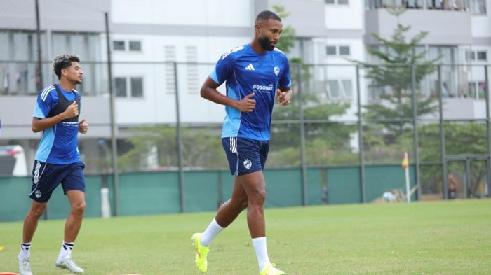 Yuran Fernandes kembali ikut latihan bersama PSM Makassar usai menjalani sanksi 3 bulan dari Komdis PSSI.