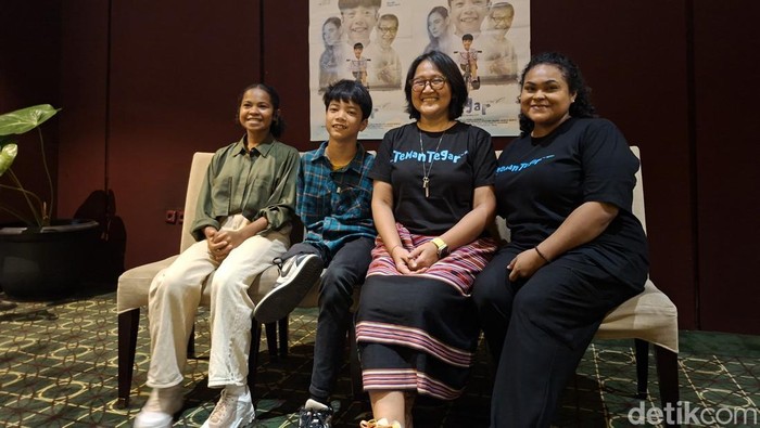 Acara nonton bareng (nobar) film Tegar di Ciwalk XXI Kota Bandung, Rabu (20/8/2025).