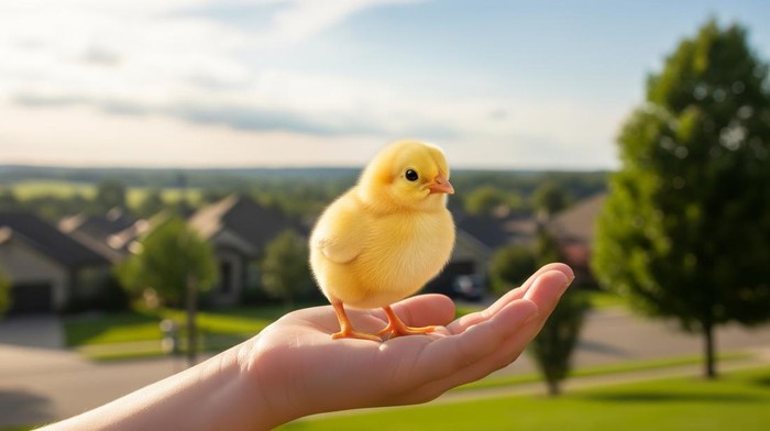 Anak ayam.