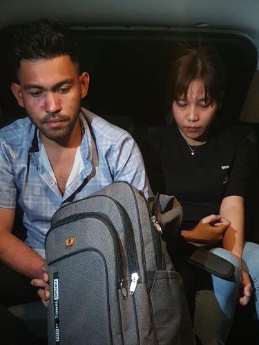 Bareskrim menangkap sejoli kurir 4 ribu butir Happy Five di Kota Medan.