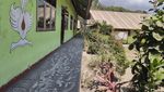 Debu Vulkanik Lewotobi Selimuti Sekolah di Sikka NTT