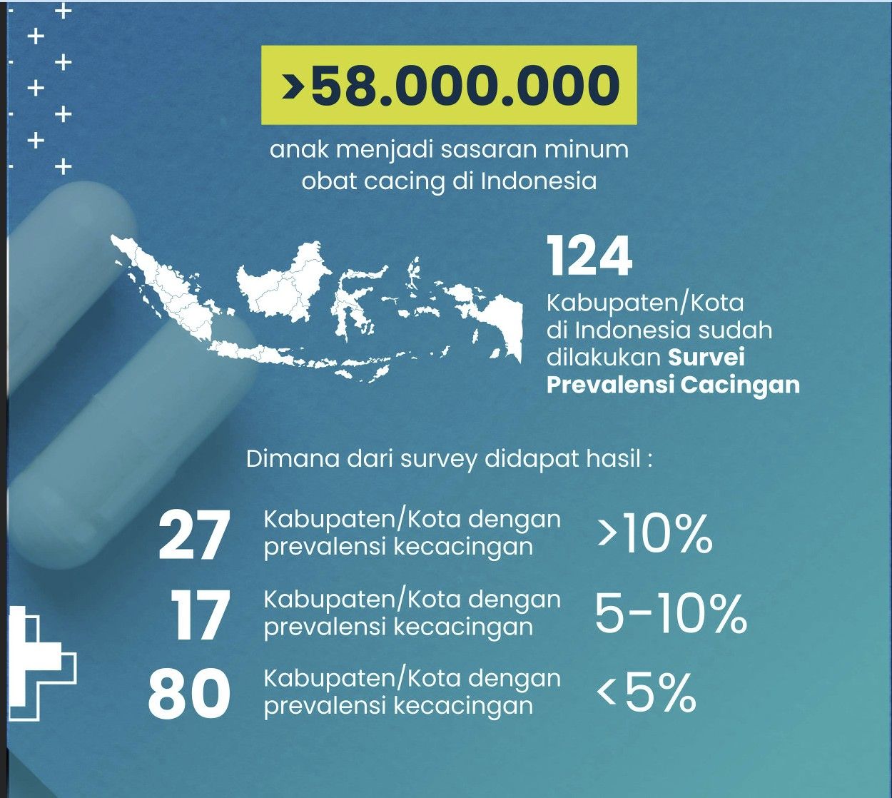 fakta cacingan di Indonesia