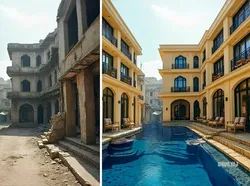 Keren! Bangunan Kumuh Disulap Jadi Arsitektur Modern Memukau