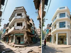 Keren! Bangunan Kumuh Disulap Jadi Arsitektur Modern Memukau