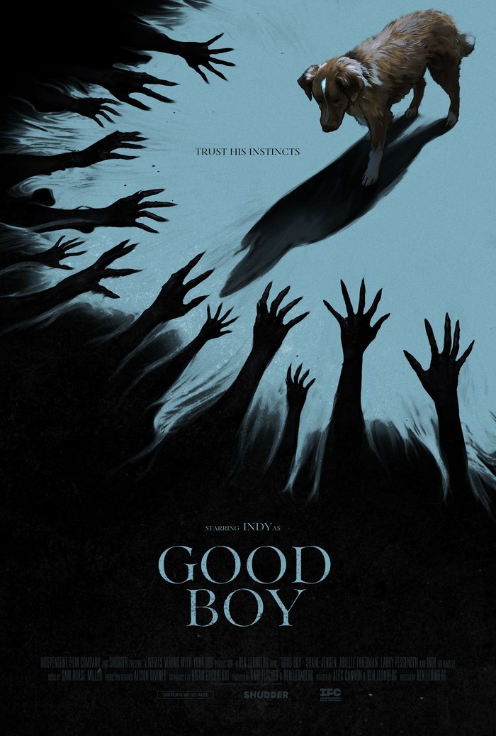 Poster film horor Good Boy (2025).