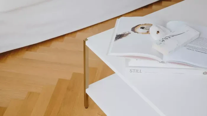 Ilustrasi Lantai Berpola Versailles dari Kayu