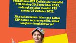 Infografis: Cara Daftar KIP Kuliah Secara Mandiri!