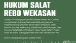 Apa Hukumnya Salat Rebo Wekasan?
