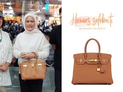 Gaya Iriana Jokowi Tenteng Tas Hermes Curi Atensi, Seharga Rumah