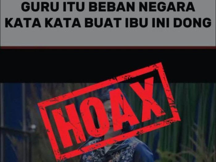 Klarifikasi Menkeu Sri Mulyani soal gaji guru beban negara yang diunggah di akun resmi Instagramnya @smindrawati
