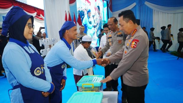 Kapolri groundbreaking 13 SPPG Polri di Sidoarjo (dok.Polri)