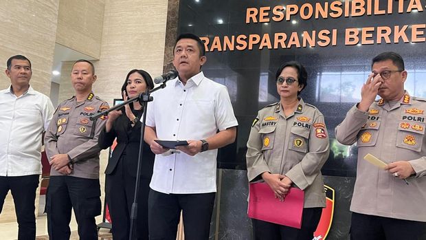 Konferensi pers Bareskrim Polri soal hasil tes DNA RK dan Lisa Mariana (Rumondang/detikcom)