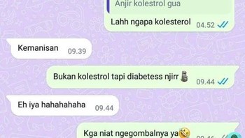 Gagal ngebombal perkara salah bedain kolesterol dengan diabetes. Foto: X.com