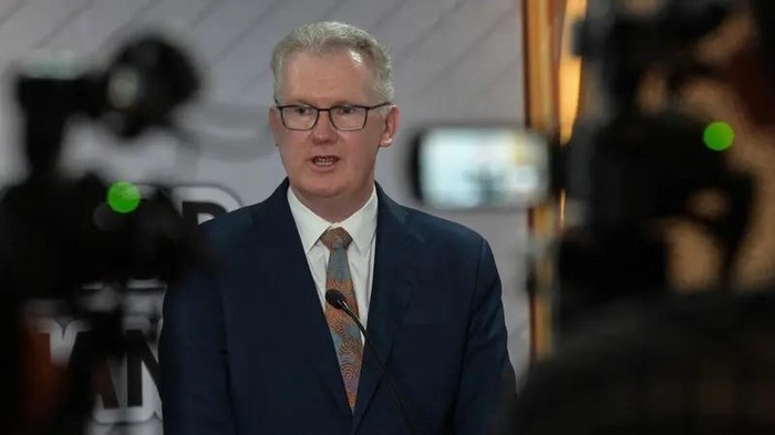 Australia’s Home Affairs Minister Tony Burke on December 3, 2024. (File photo: AFP)