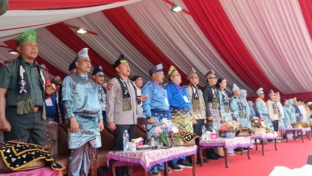 Polda Riau menyiapkan 1.818 personel gabungan untuk mengamankan Pacu Jalur di Tepian Narosa, Kuantan Tengah, Kuansing, Rabu (20/8/2025).
