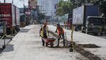 Potret Perbaikan Jalan Semarang-Demak, Target Rampung Desember 2025