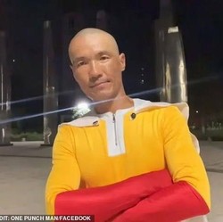 Pria di China Jalani Latihan Saitama One-Punch Man Selama 1.000 Hari