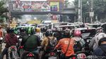 Proyek Trotoar Bikin Lalin Jalan Fatmawati Kusut