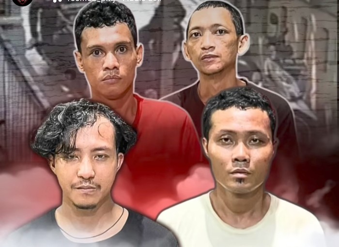 Resmob Polda Metro Jaya menangkap empat orang komplotan maling motor di Cilincing, Jakarta Utara (Jakut). Pelaku santai beraksi di siang bolong. (dok Resmob PMJ)