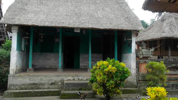 Rumah adat Bali di Desa Batuan, Sukawati, Gianyar. (Tangkapan layar Google Maps/Geza Szabo/2019)