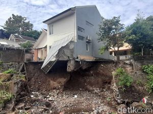 Talut Sungai Gajahwong Ambrol, 1 Rumah di Banguntapan Terancam Roboh