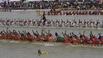 Semarak Festival Pacu Jalur 2025 di Sungai Kuantan Riau