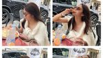 10 Potret Putri Cantik Cut Tari, Sydney Azkassyah saat Kulineran