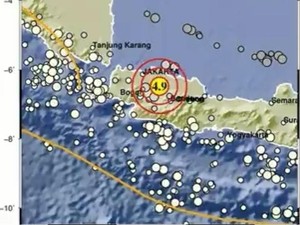 Arsip BRIN: Sesar Penyebab Gempa Bekasi M4,9 Kompleks dan Lewati Jabodebek