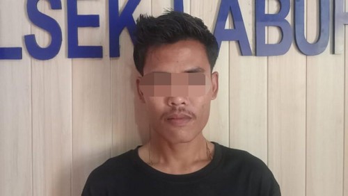 AF diamankan terkait kasus pencurian sepeda motor di wilayah Labuhan Haji, Lombok Timur, NTB, Kamis (21/8/2025). (Foto: Humas Polres Lombok Timur)
