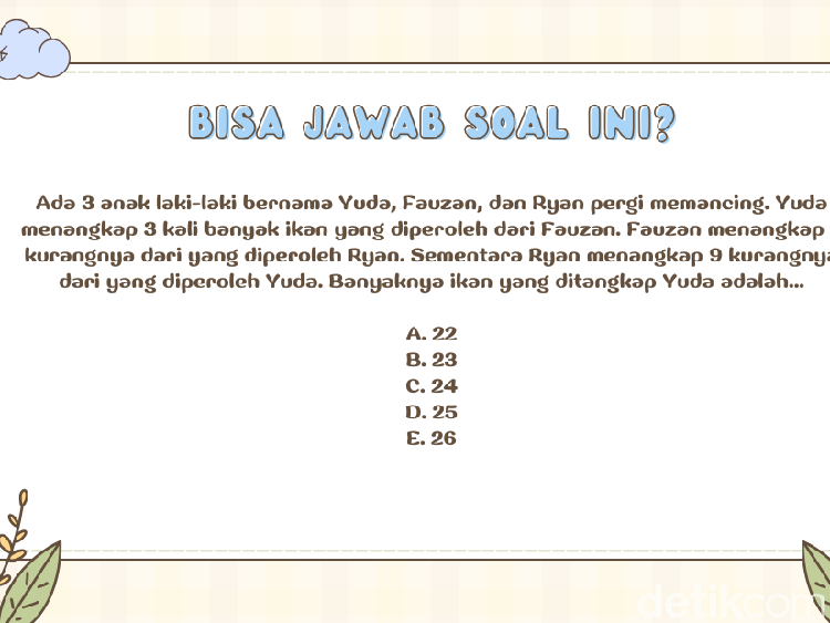 Daripada Pusing Mikirin Kerjaan Numpuk, Jawab Soal Dulu Yuk Biar Otak Fresh!
