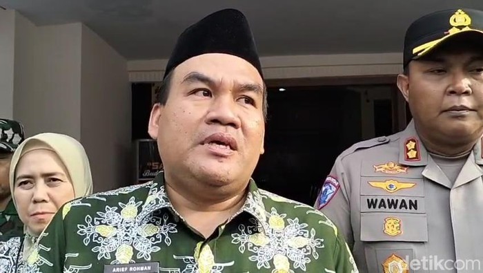 Bupati Blora Arief Rohman saat ditemui usai menggelar rapat di Setda Blora, Kamis (21/8/2025).
