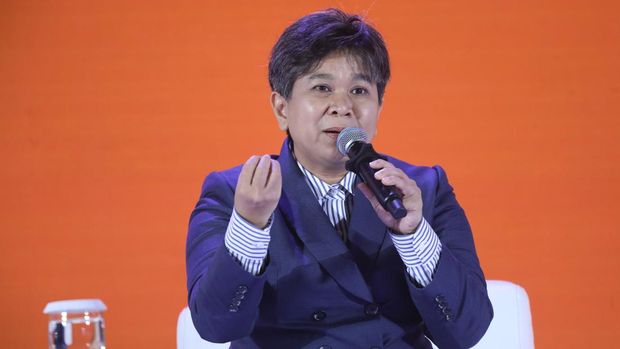 Direktur Utama PT Indonesia Asahan Aluminium (Inalum) Melati Sarnita