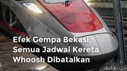 Video: Efek Gempa Bekasi, Semua Jadwal Whoosh Dibatalkan