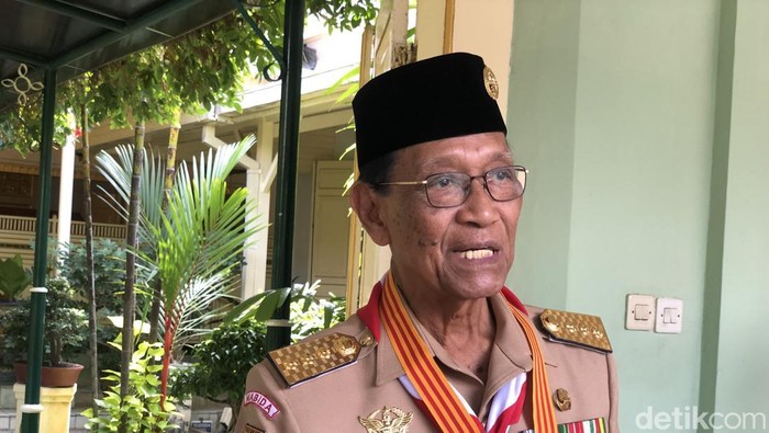 Gubernur DIY Sri Sultan Hamengku Buwono X di kompleks Kepatihan, Kamis (21/8/2025).