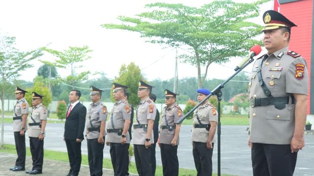 Hari Juang Polri juga diperingati di Polres Kepulauan Meranti.