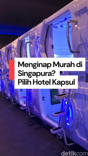 Video: Bermalam di Singapura dengan Harga Terjangkau? Pilih Hotel Kapsul