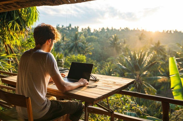 Ilustrasi WNA di Bali, Ilustrasi WNA bisnis di Bali, ilustrasi WNA kerja di Bali, ilustrasi bisnis WNA di Bali. (Freepik)
