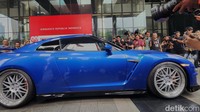 Nissan GT-R menjadi salah satu barang bukti yang diamankan.