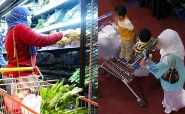 Kacau! Ibu-Anak Makan Anggur di Supermarket Tanpa Beli