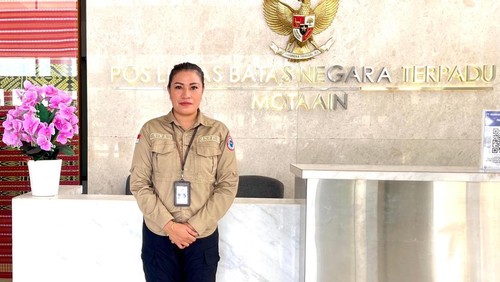 Kepala PLBN Motaain, Maria Fatima Rika. (Foto: Dok. Kepala PLBN Motaain)